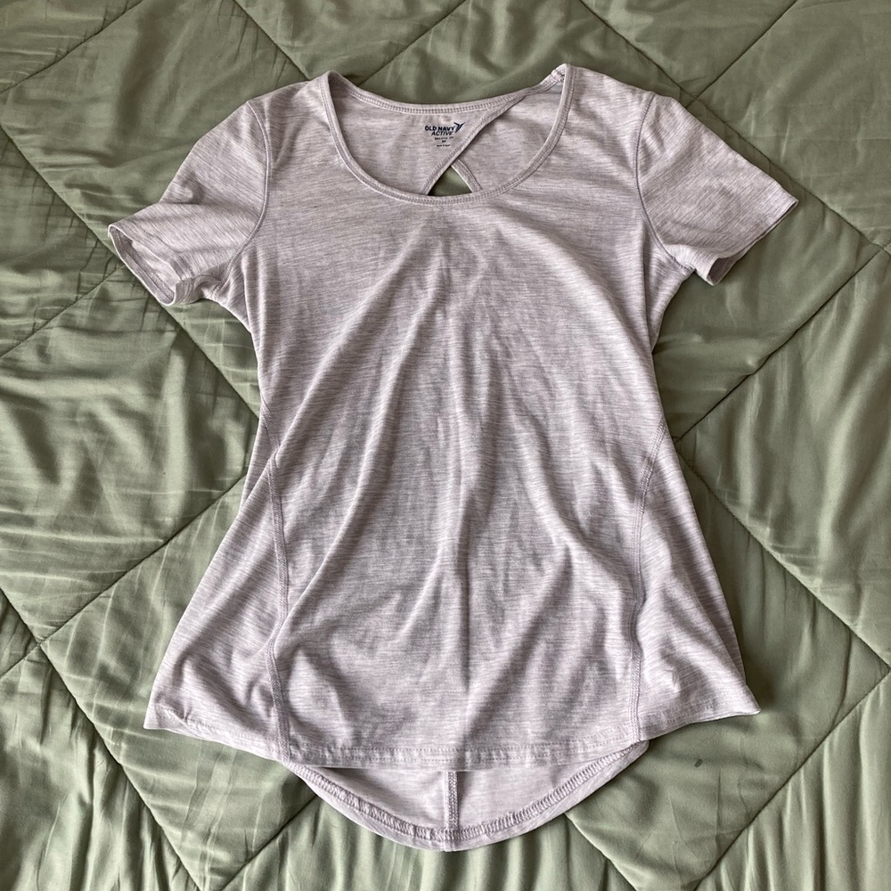 Gray work out top